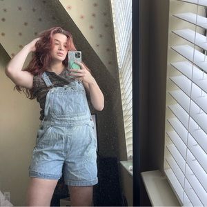 Timeless Mom Denim Overalls, Casual Corner Annex, Size M